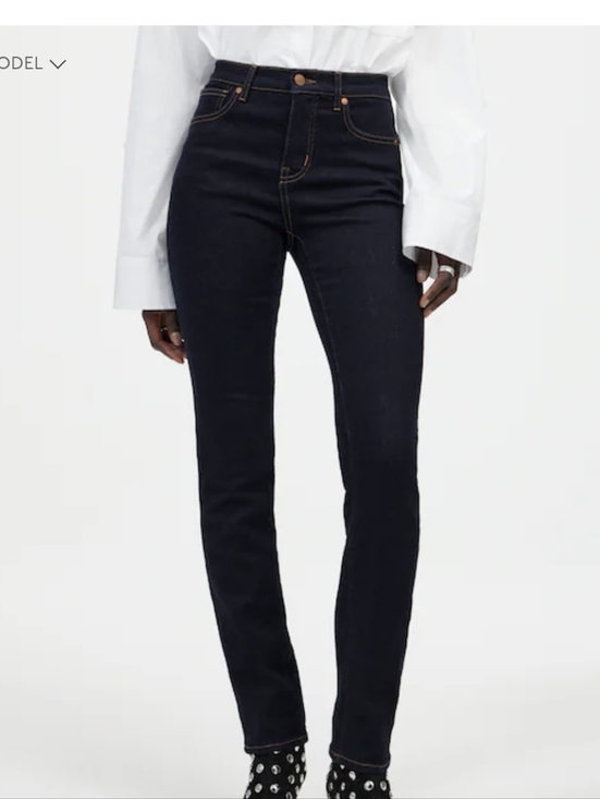 Madewell Denim - NWOT Madewell Women's Straight Leg Stovepipe Jeans in Dark Indigo Size 26